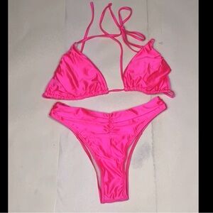 Bikini set pink NWOT